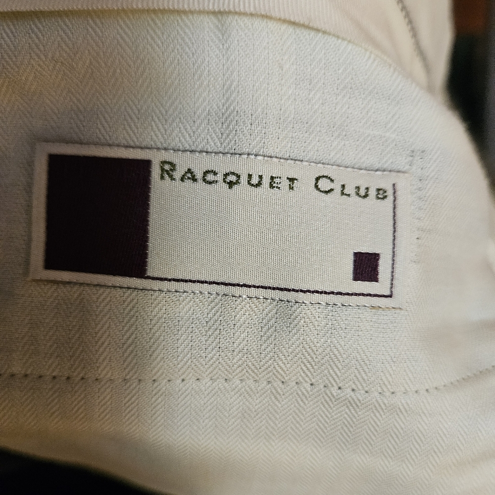 Men's Racquet Club Classic Gray Dress Pants - Picture 3 of 4